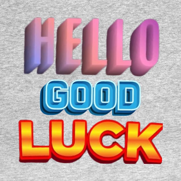 good luck text art by Dilhani